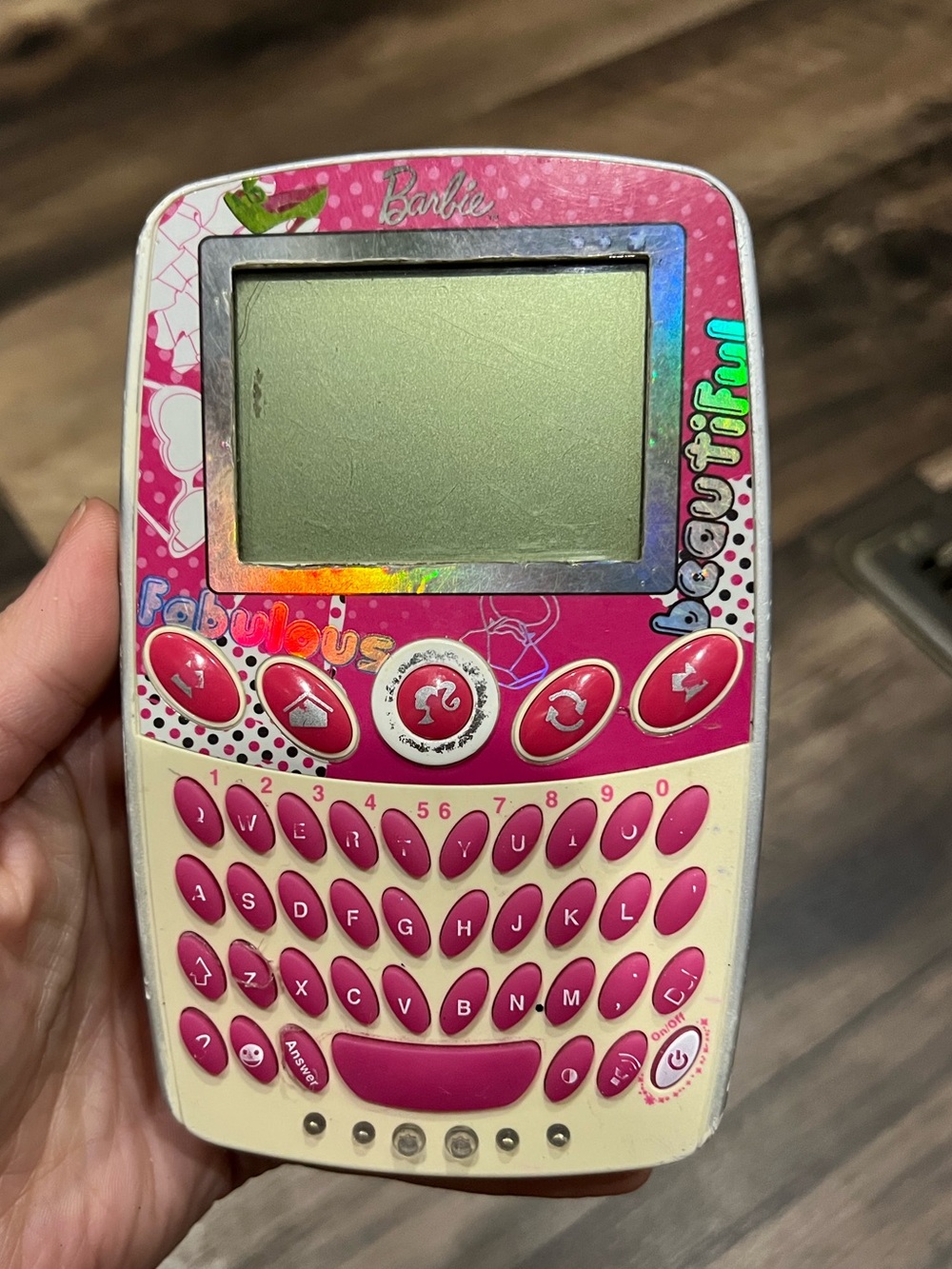 intage Barbie Mattel Pocket Learner BR68-11 Tested Working Handheld